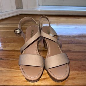 Tan Soda heeled sandals